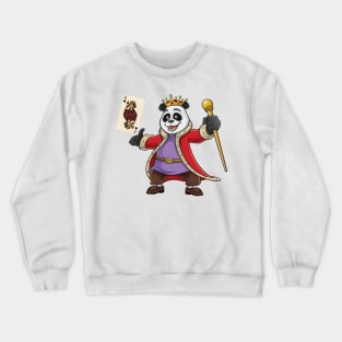 panda bear magician Crewneck Sweatshirt